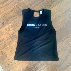 Black Burn Boot Camp Workout Tank